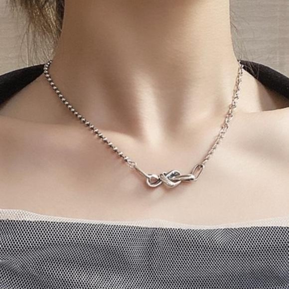 NEW 925 STERLING SILVER HEART NECKLACE, NICE NECKLACE, CUTE NECKLACE - Picture 3 of 6